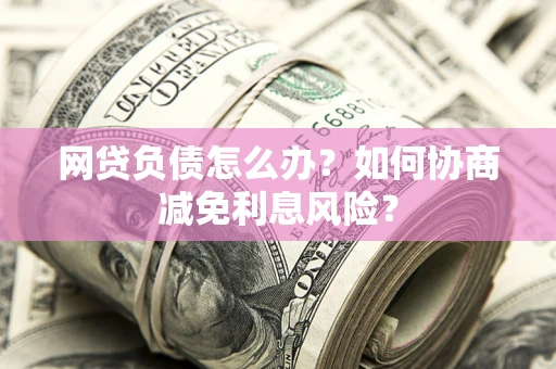 北京网贷负债怎么办？如何协商减免利息风险？