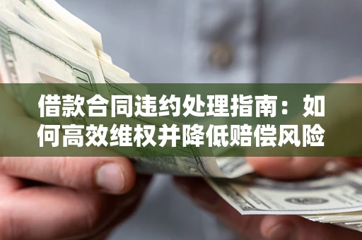 北京借款合同违约处理指南：如何高效维权并降低赔偿风险？