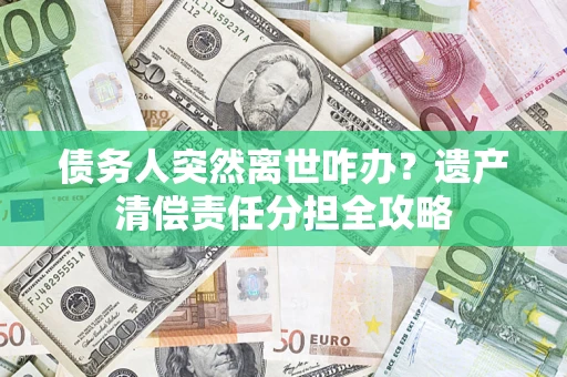 北京债务人突然离世咋办？遗产清偿责任分担全攻略