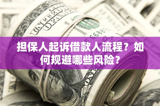 北京担保人起诉借款人流程？如何规避哪些风险？