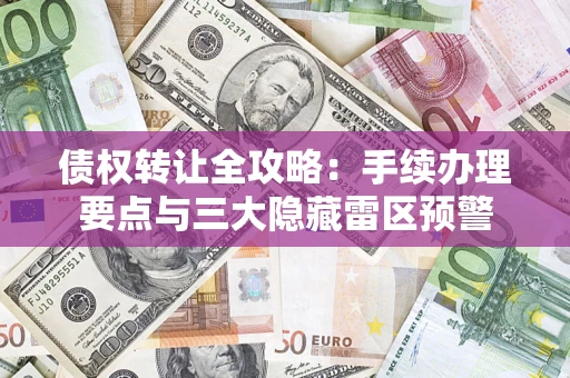 北京债权转让全攻略：手续办理要点与三大隐藏雷区预警