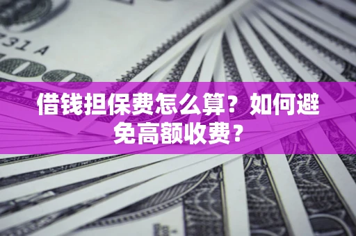 北京借钱担保费怎么算？如何避免高额收费？