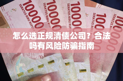 北京怎么选正规清债公司？合法吗有风险防骗指南